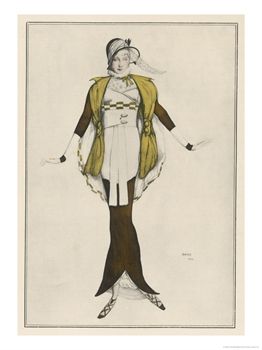 Jeanne Paquin - hobble skirt