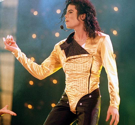 Michael Jackson gold lame bodysuite HIStory tour 1997