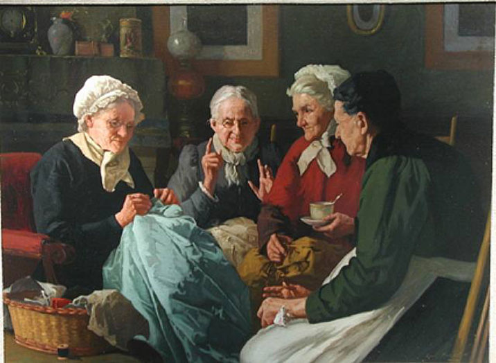 Louis Henry Charles Moeller "the Sewing Circle"