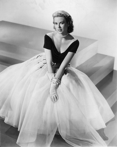 Grace Kelly in sheer Edith Head dress, Rear Window, 1954