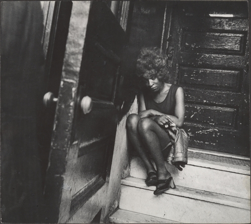 new york city street scene. Street Scene: Exhausted Woman